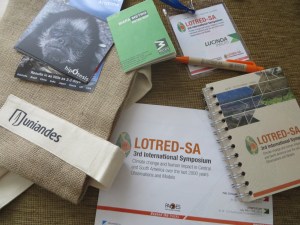 Conference SWAG was particularly colorful for this meeting. I especially loved the spiral-bound abstract volume that would fit easily into any bag.