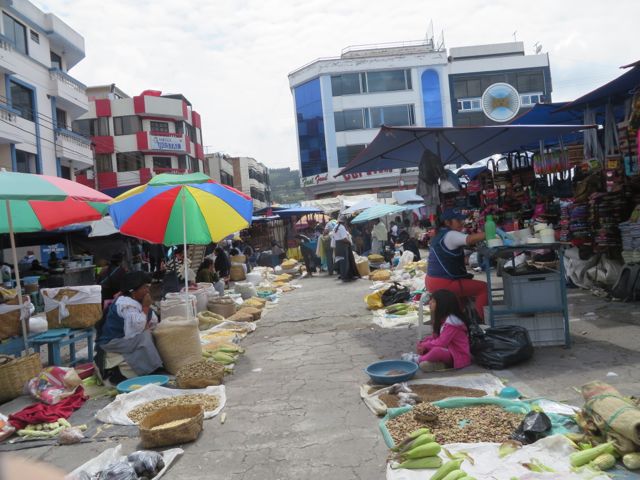 Spices, flour, corn and beans in this aisle.